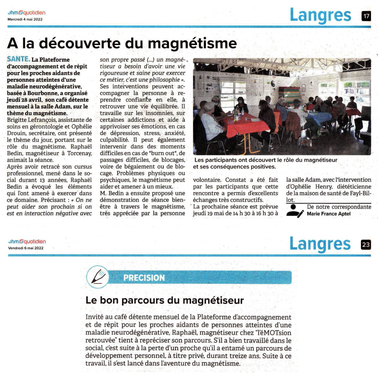 Conférence Magnétisme Langres
